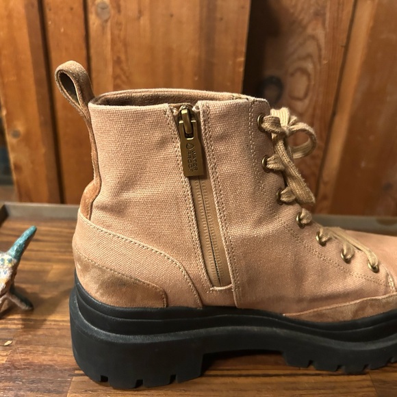 Vionic Tan Lace Up Women's Boots - Picture 4 of 4